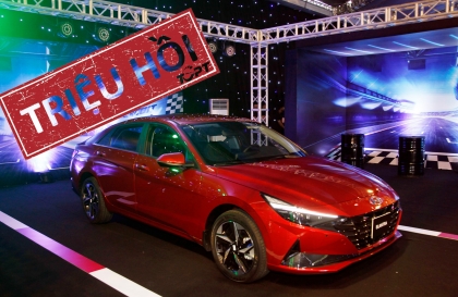 Triệu hồi Hyundai Elantra thế hệ mới tại Việt Nam do lỗi hệ thống dây an toàn